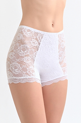 064. Шорты длинные кружевные Afina (размеры: S, M, L, XL, XXL)